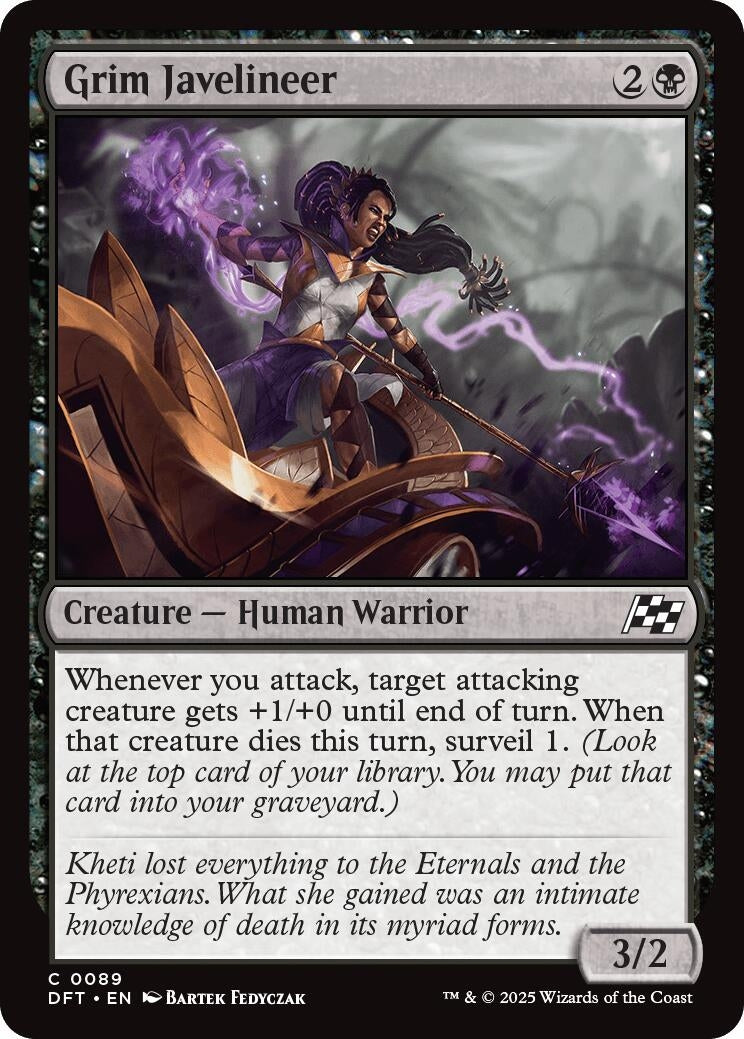 Image for Grim Javelineer (89) - Magic: The Gathering