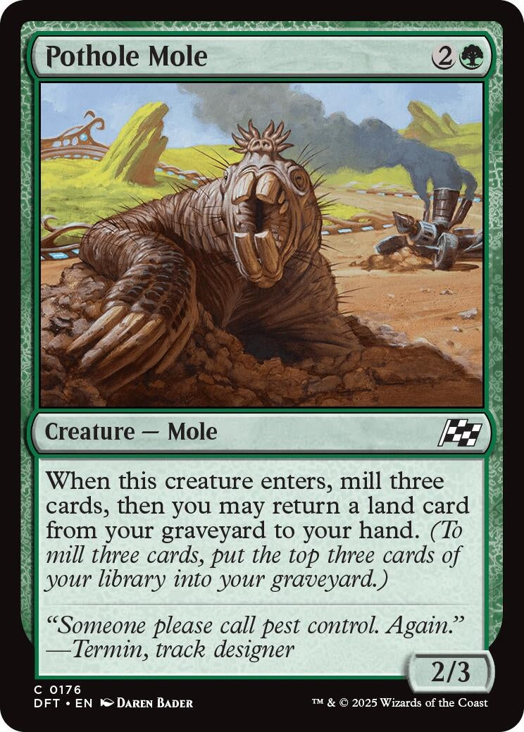 Image for Pothole Mole (176) - Magic: The Gathering