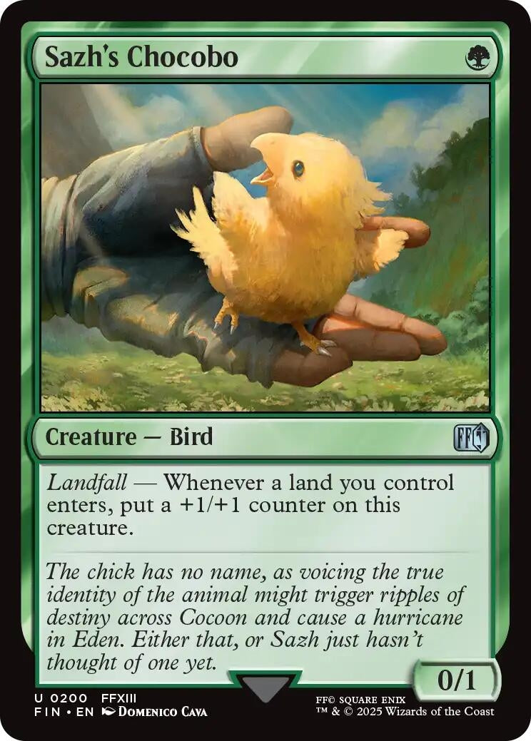 Image for Sazh's Chocobo (200) - Magic: The Gathering