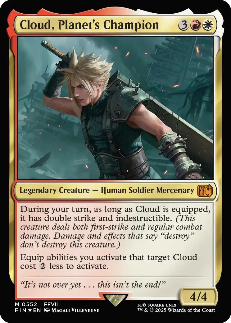 Image for Cloud, Planet's Champion (552) - Magic: The Gathering