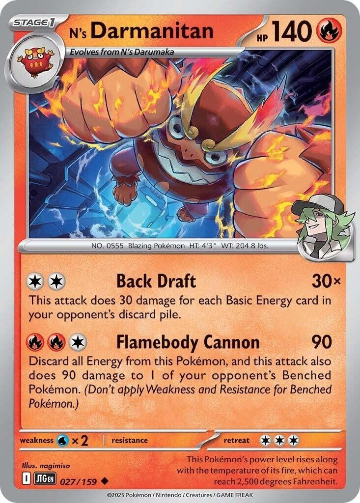 Image for N's Darmanitan (027/159) - Pokemon