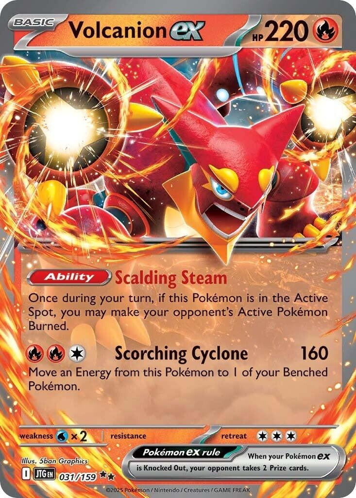 Image for Volcanion ex (031/159) - Pokemon