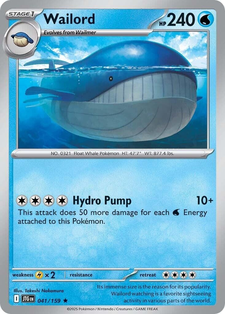 Image for Wailord (041/159) - Pokemon