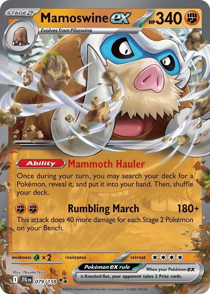 Image for Mamoswine ex (079/159) - Pokemon
