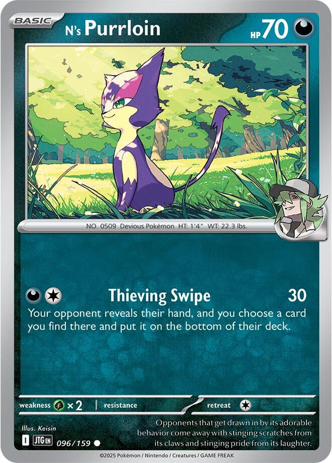 Image for N's Purrloin (096/159) - Pokemon