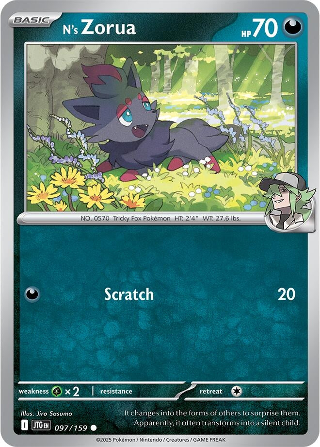 Image for N's Zorua (097/159) - Pokemon