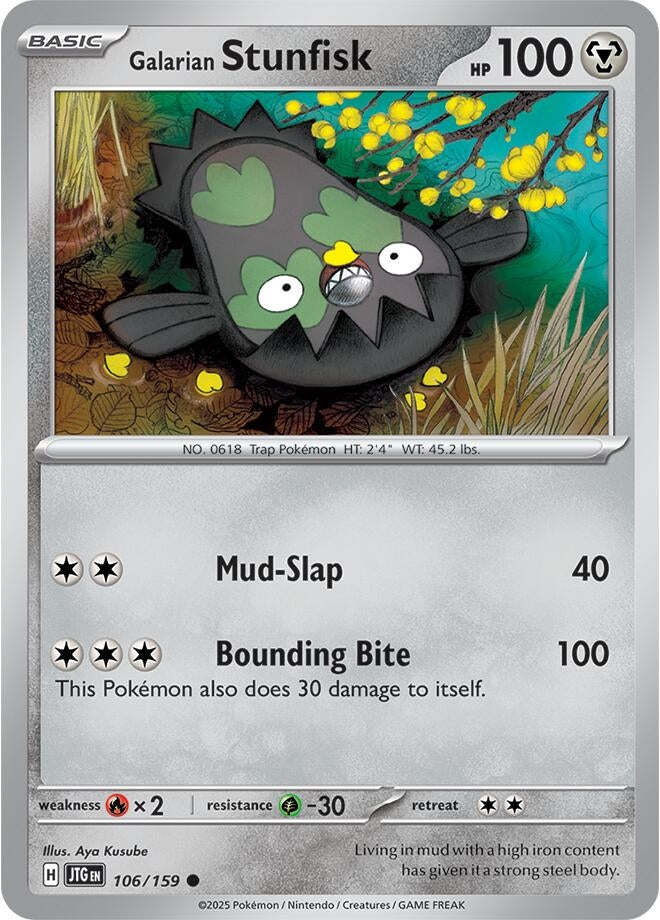 Image for Galarian Stunfisk (106/159) - Pokemon