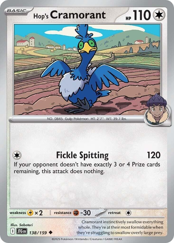 Image for Hop's Cramorant (138/159) - Pokemon