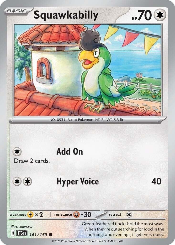 Image for Squawkabilly (141/159) - Pokemon