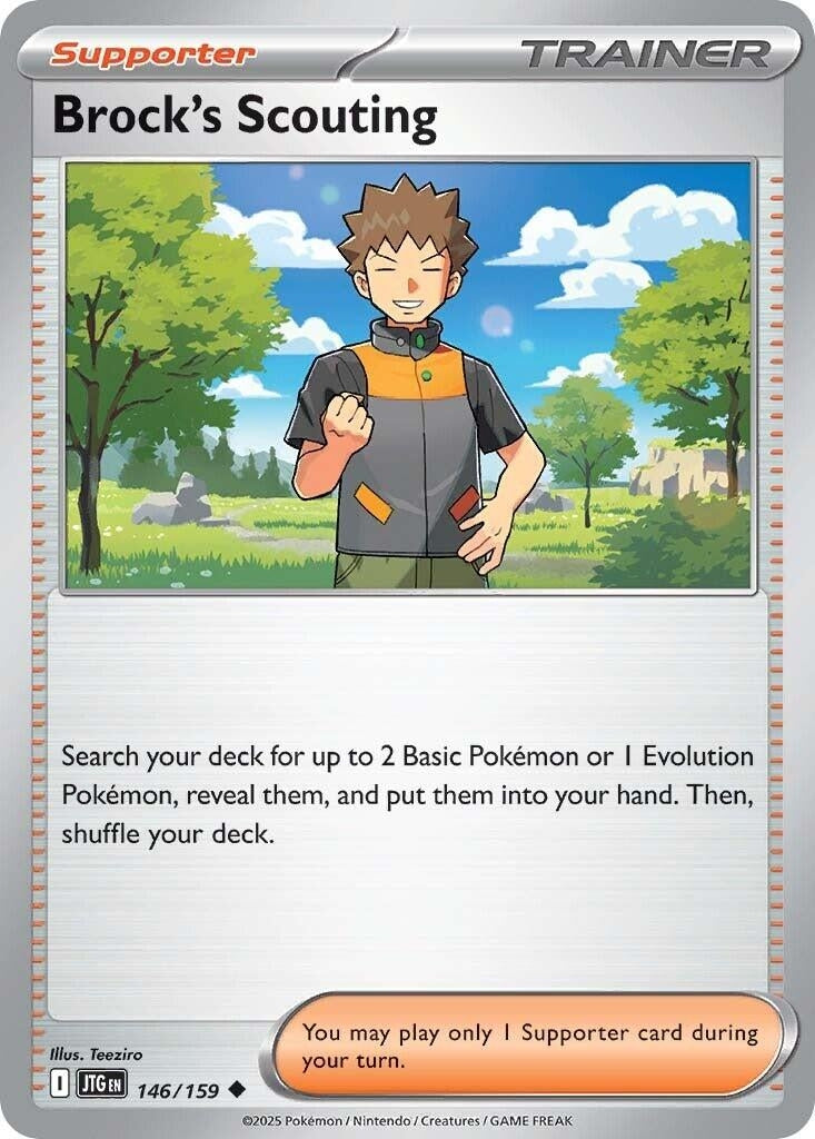 Image for Brock's Scouting (146/159) - Pokemon