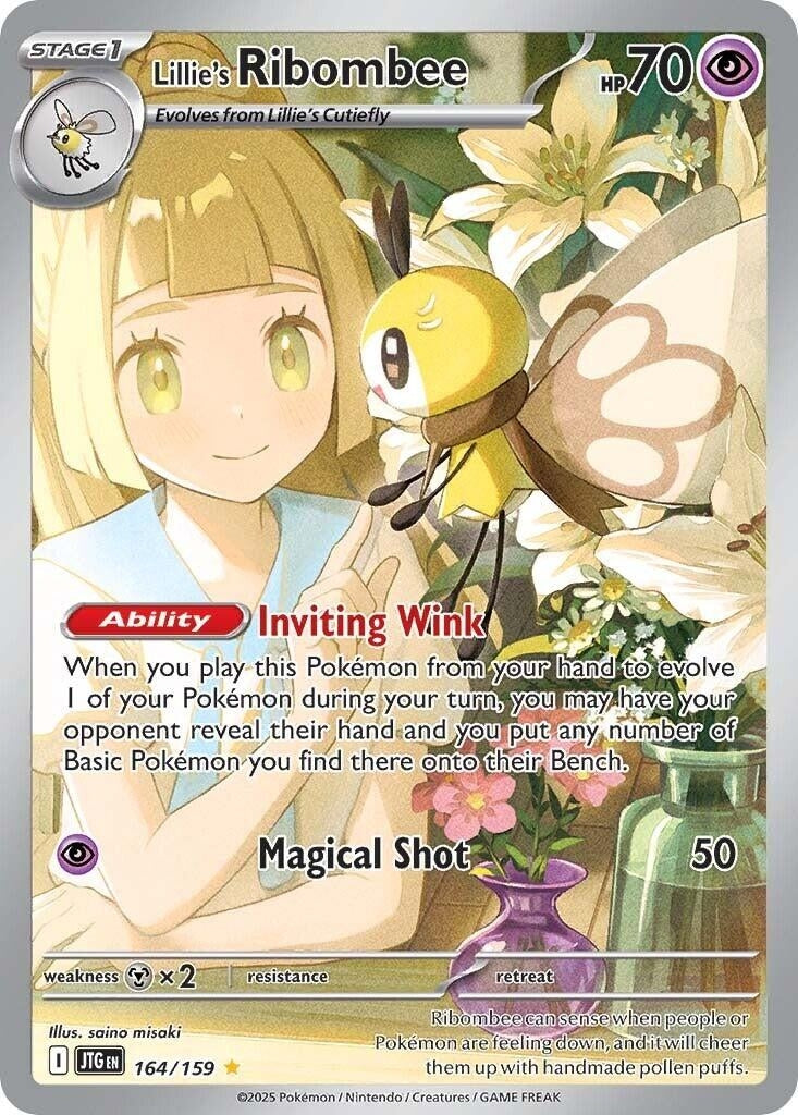 Image for Lillie's Ribombee (164/159) - Pokemon