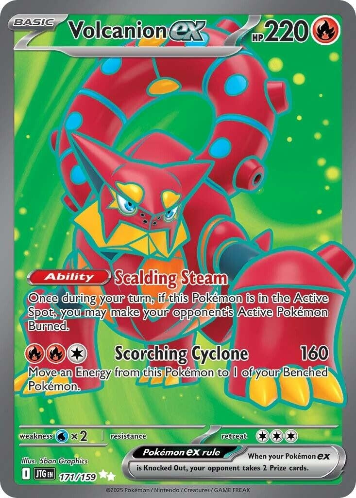 Image for Volcanion ex (171/159) - Pokemon