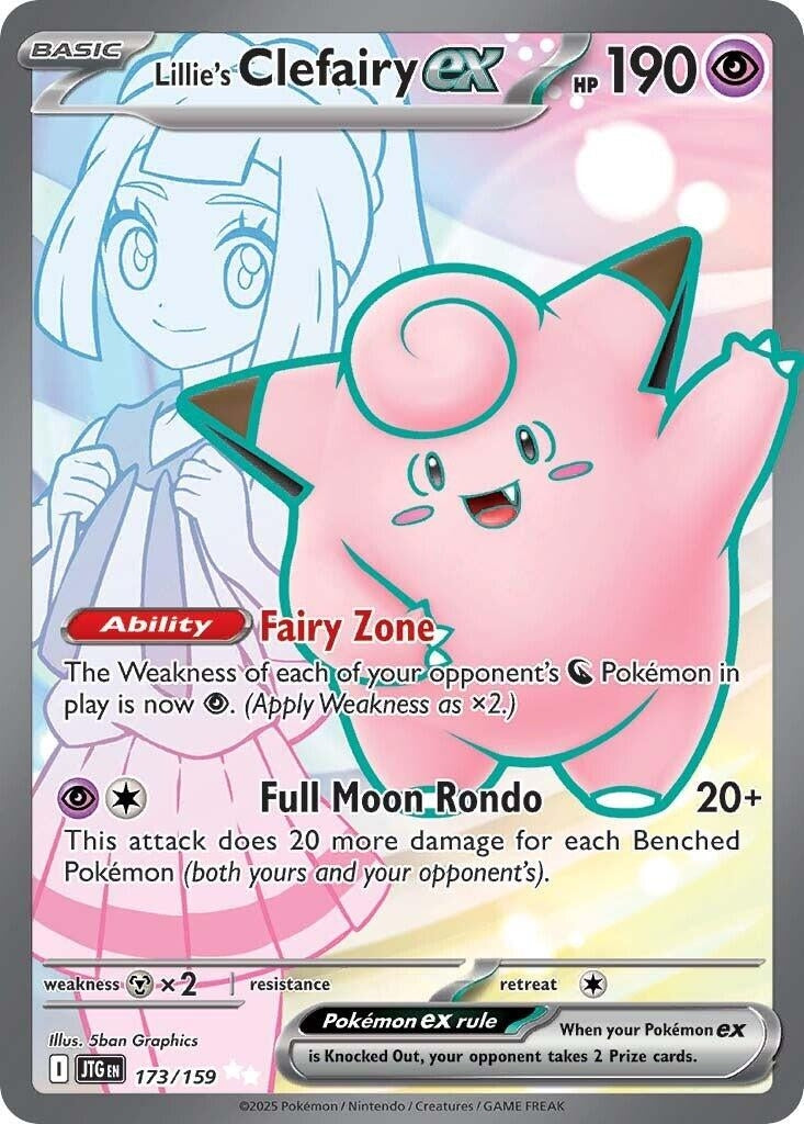 Image for Lillie's Clefairy ex (173/159) - Pokemon