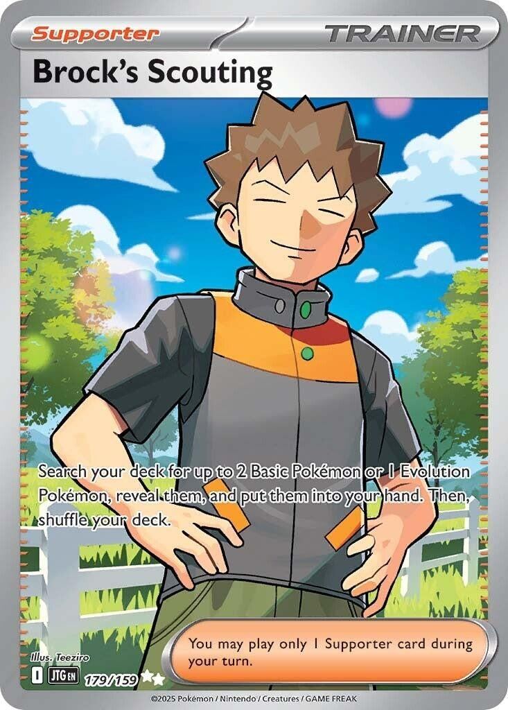 Image for Brock's Scouting (179/159) - Pokemon