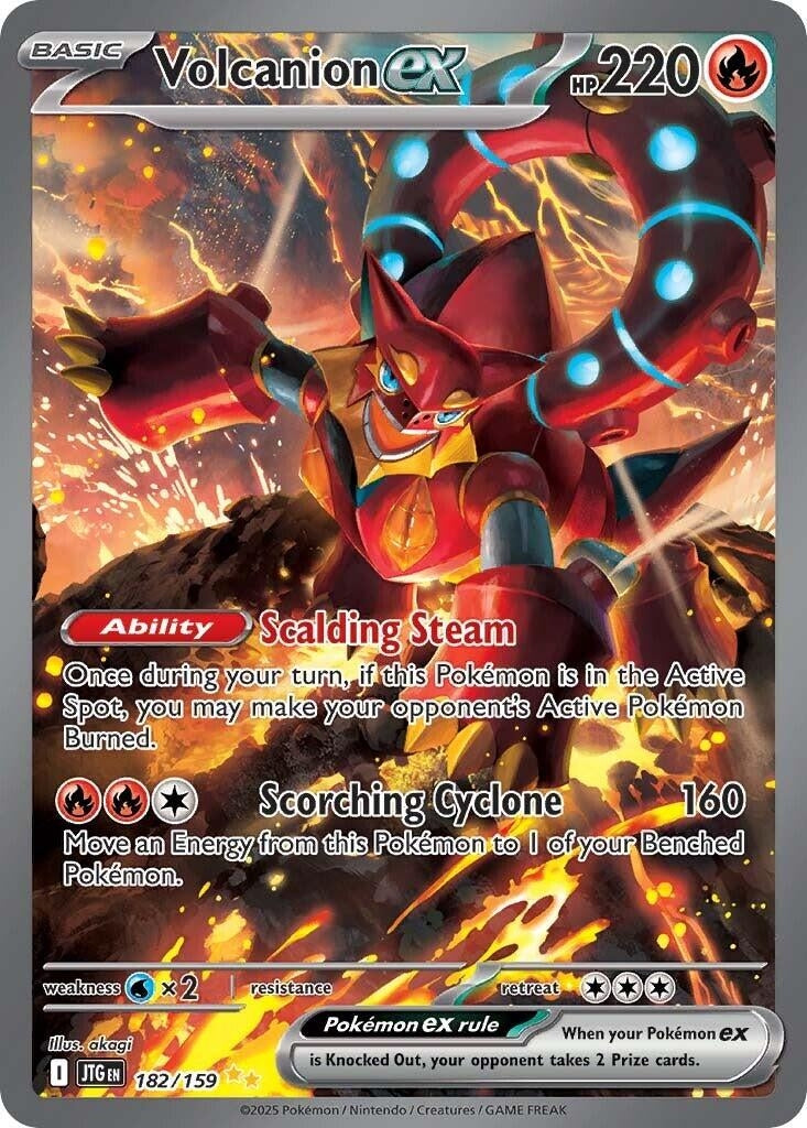 Image for Volcanion ex (182/159) - Pokemon
