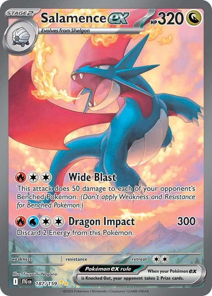 Image for Salamence ex (187/159) - Pokemon