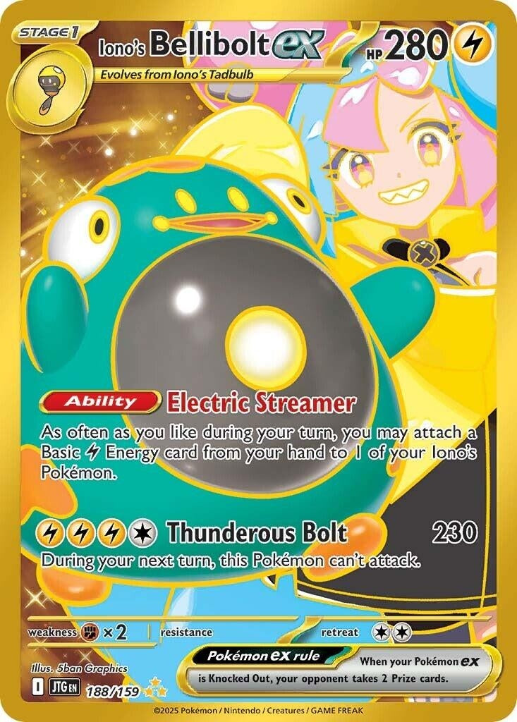 Image for Iono's Bellibolt ex (188/159) - Pokemon