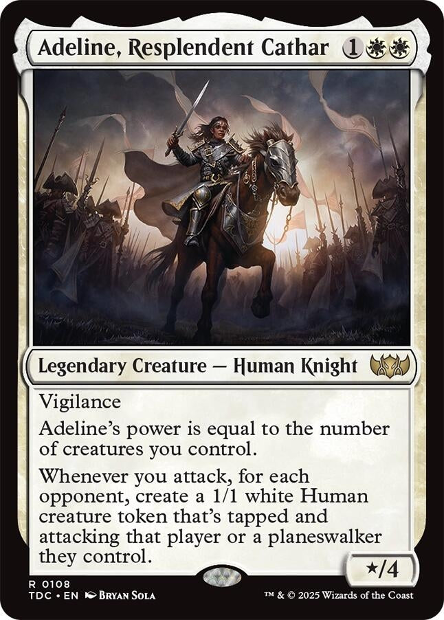 Image for Adeline, Resplendent Cathar (108) - Magic: The Gathering