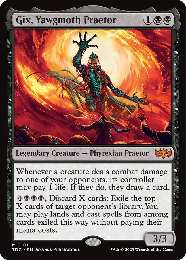 Image for Gix, Yawgmoth Praetor (181) - Magic: The Gathering