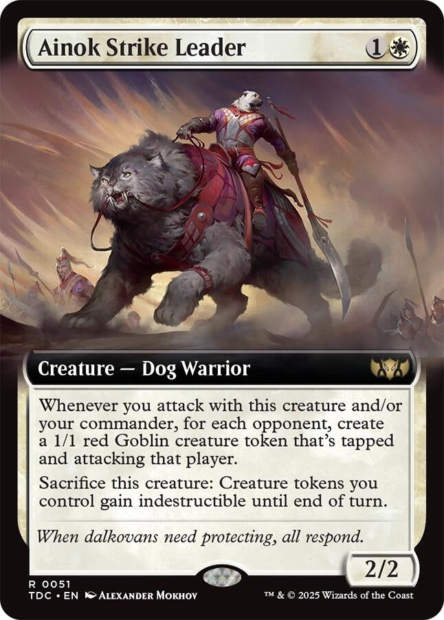 Image for Ainok Strike Leader (Extended Art) (51) - Magic: The Gathering