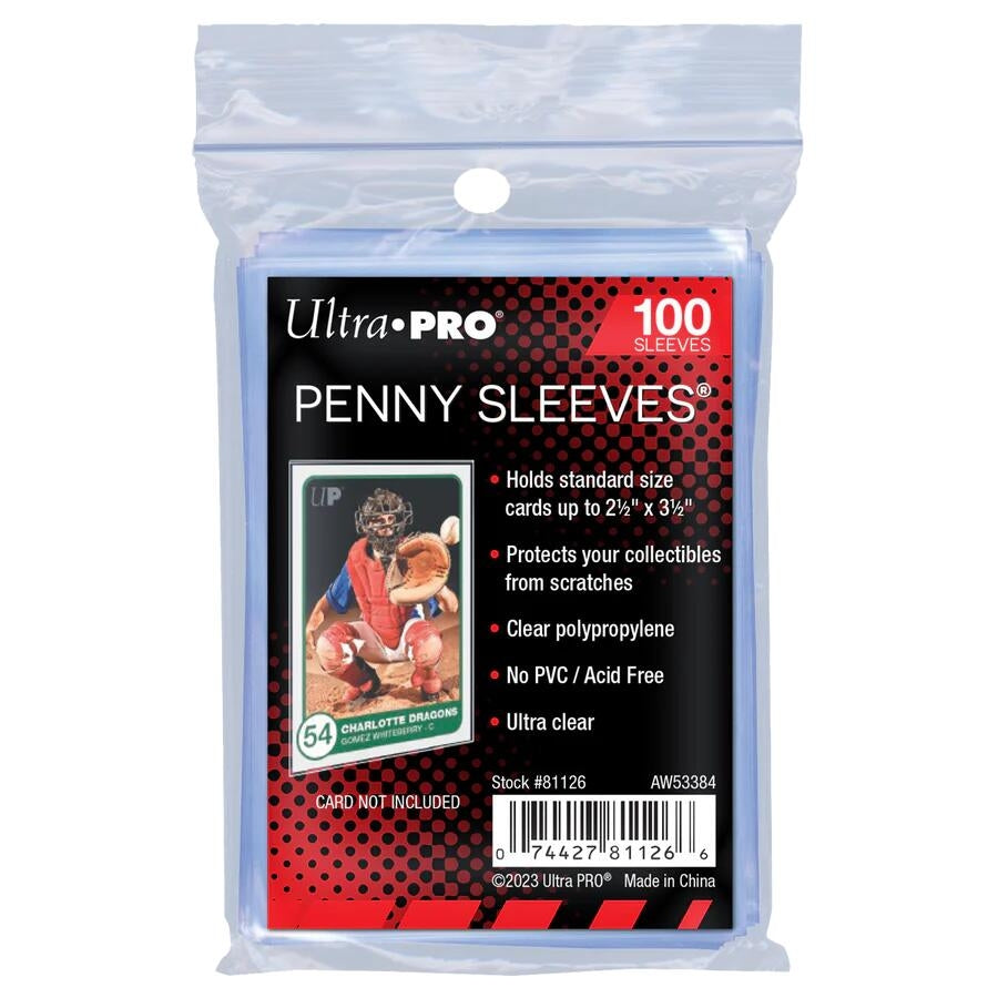 Image for Ultra Pro: Soft Card Penny Sleeves - Standard (100-Pack) - Card Sleeves