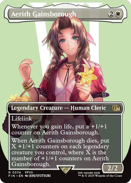 Image for Aerith Gainsborough (Borderless) (374) - Magic: The Gathering
