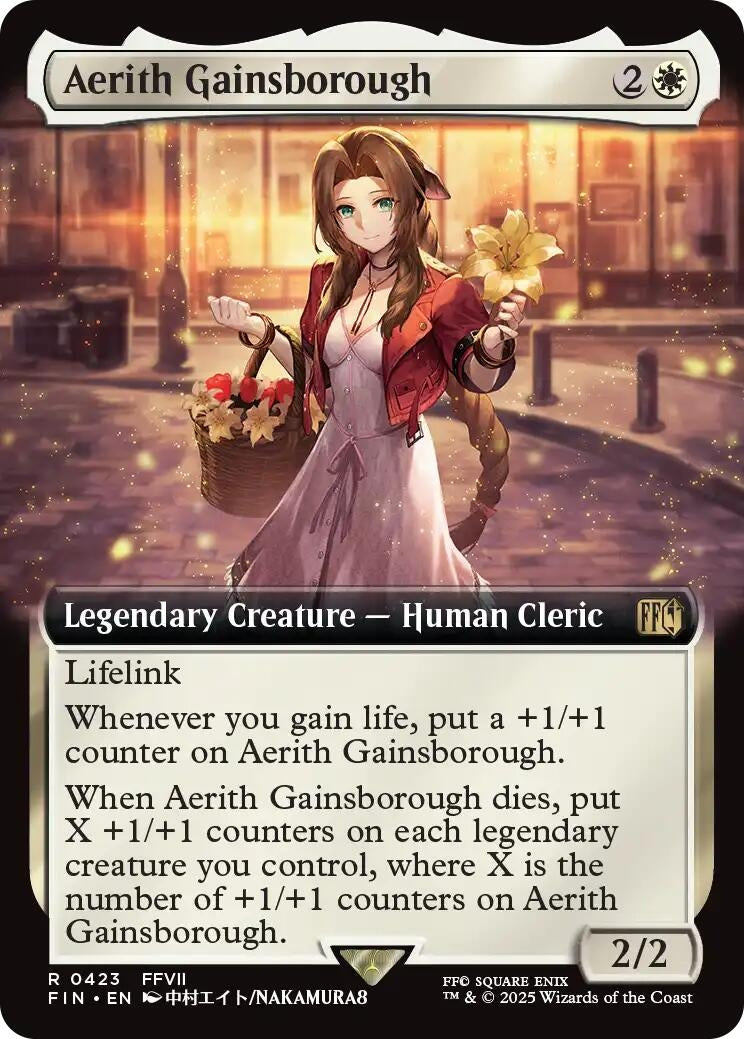Image for Aerith Gainsborough (Extended Art) (423) - Magic: The Gathering