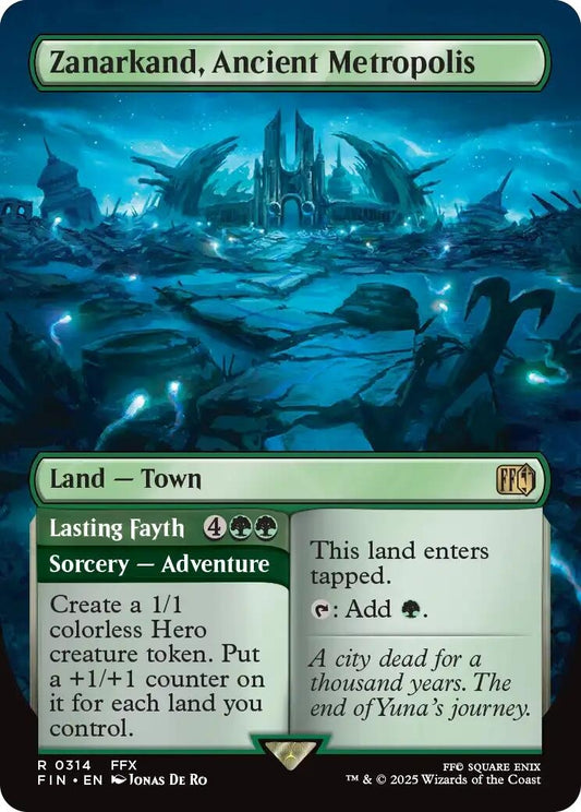 Image for Zanarkand, Ancient Metropolis (Borderless) (314) - Magic: The Gathering