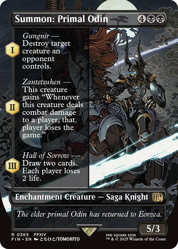 Image for Summon: Primal Odin (Borderless) (365) - Magic: The Gathering