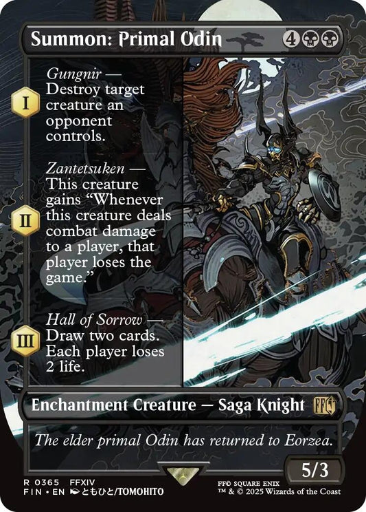 Image for Summon: Primal Odin (Borderless) (365) - Magic: The Gathering