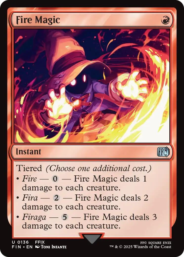 Image for Fire Magic (136) - Magic: The Gathering