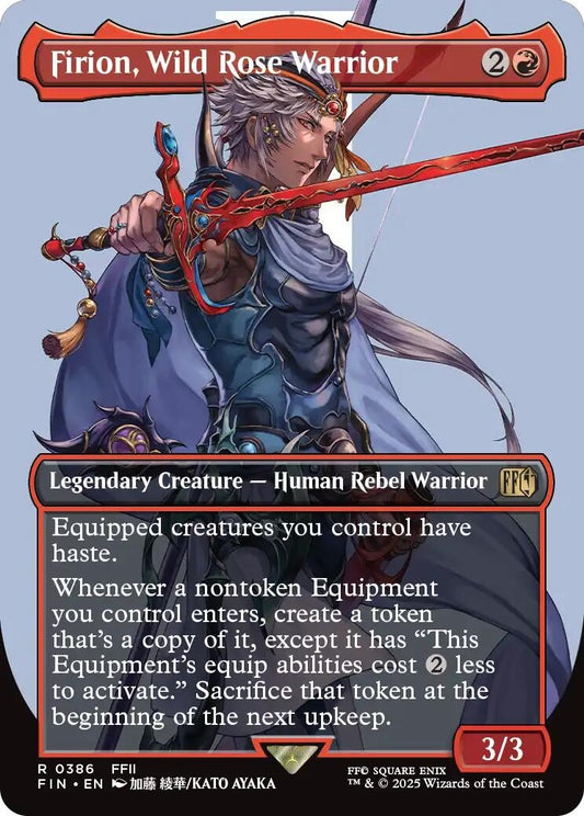 Image for Firion, Wild Rose Warrior (Borderless) (386) - Magic: The Gathering