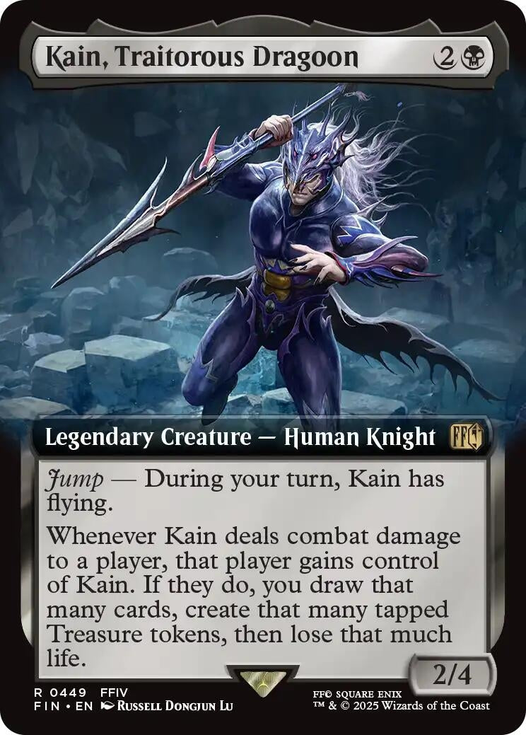 Image for Kain, Traitorous Dragoon (Extended Art) (449) - Magic: The Gathering