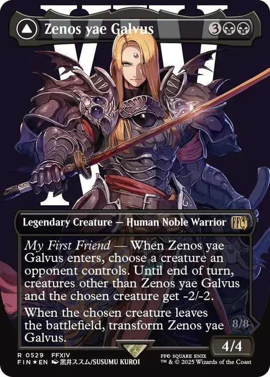 Image for Zenos yae Galvus (Borderless) (Surge Foil) (529) - Magic: The Gathering