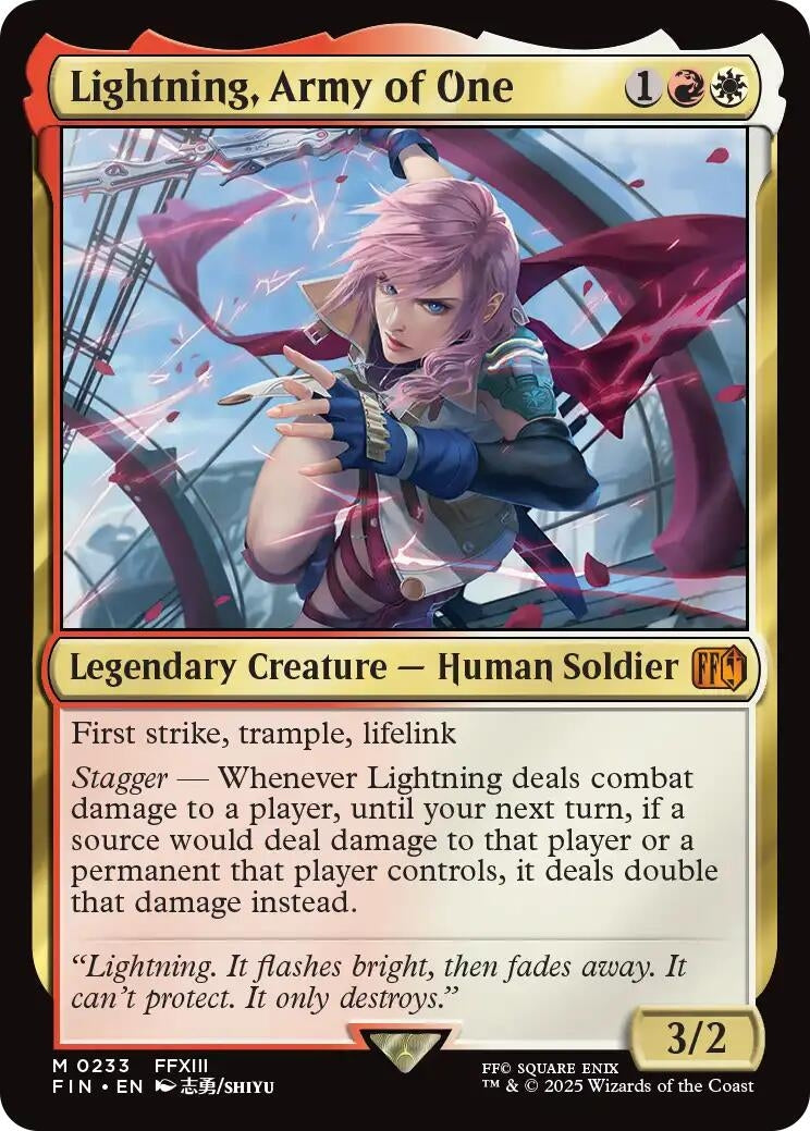 Image for Lightning, Army of One (233) - Magic: The Gathering