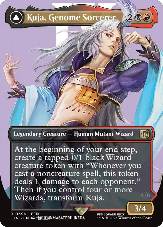 Image for Kuja, Genome Sorcerer (Borderless) (399) - Magic: The Gathering
