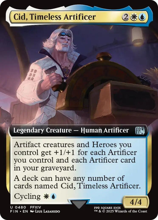 Image for Cid, Timeless Artificer (Extended Art) (480) - Magic: The Gathering