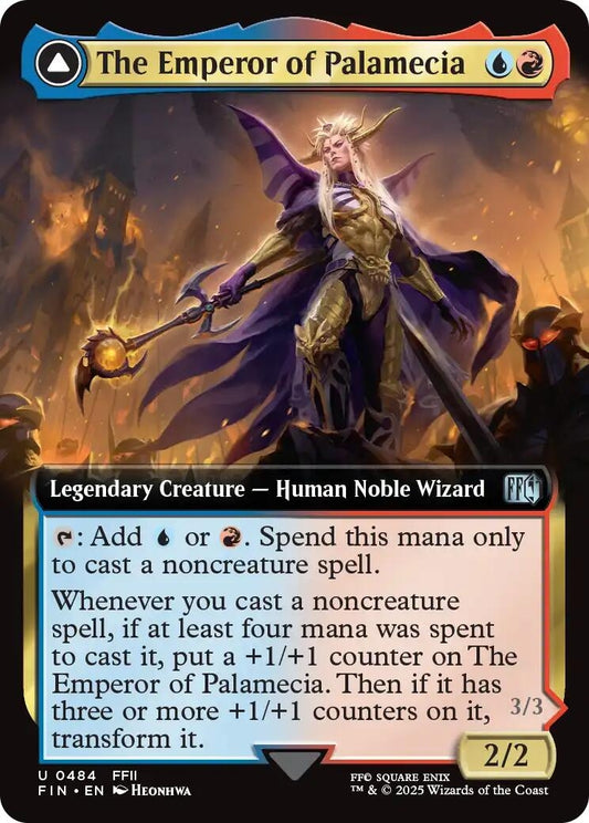Image for The Emperor of Palamecia (Extended Art) (484) - Magic: The Gathering