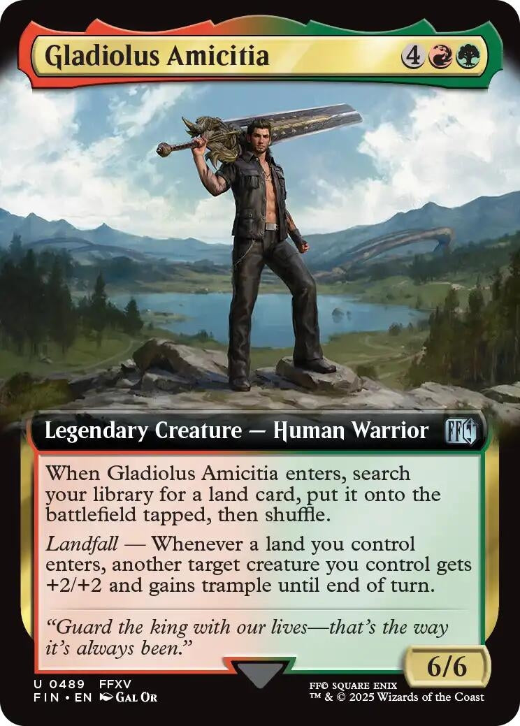 Image for Gladiolus Amicitia (Extended Art) (489) - Magic: The Gathering