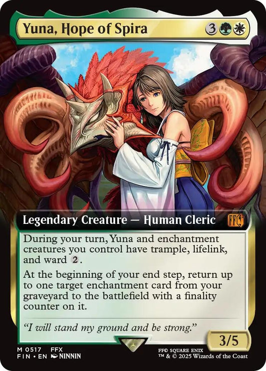 Image for Yuna, Hope of Spira (Extended Art) (517) - Magic: The Gathering