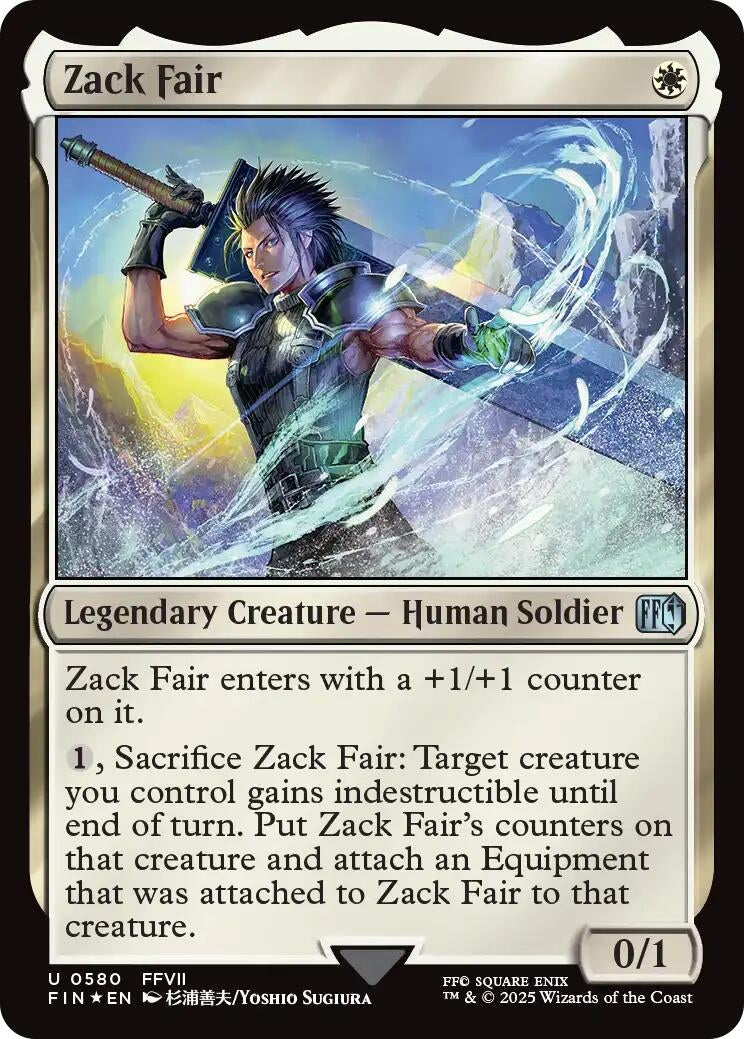 Image for Zack Fair (Surge Foil) (580) - Magic: The Gathering