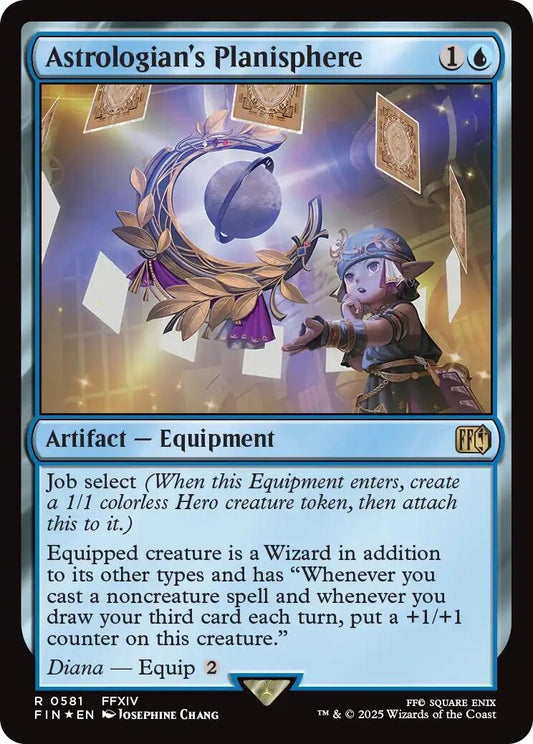 Image for Astrologian's Planisphere (Surge Foil) (581) - Magic: The Gathering