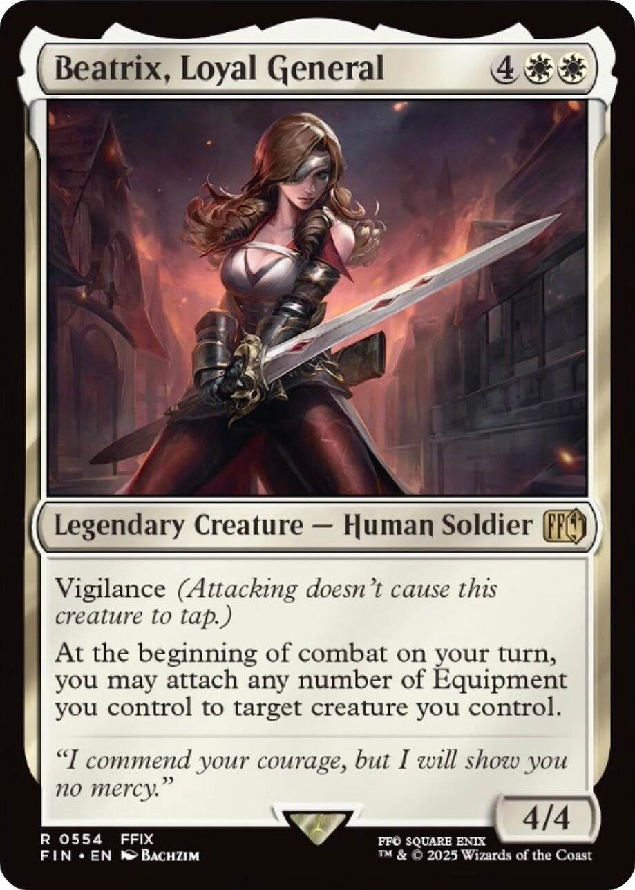 Image for Beatrix, Loyal General (554) - Magic: The Gathering