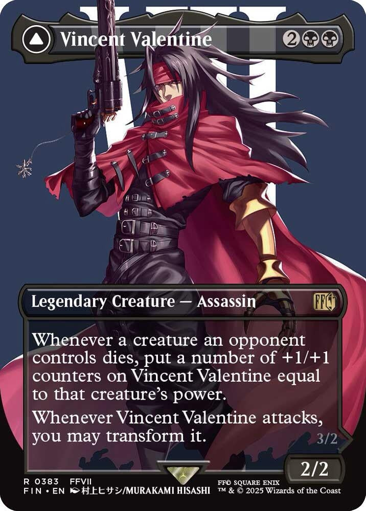 Image for Vincent Valentine (Borderless) (383) - Magic: The Gathering