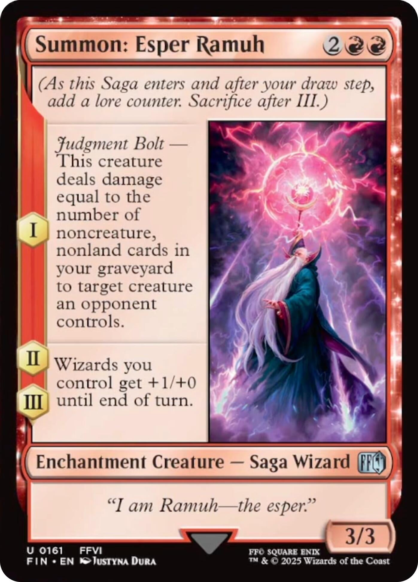 Image for Summon: Esper Ramuh (161) - Magic: The Gathering