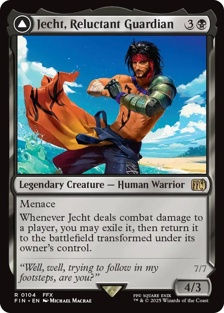 Image for Jecht, Reluctant Guardian (104) - Magic: The Gathering