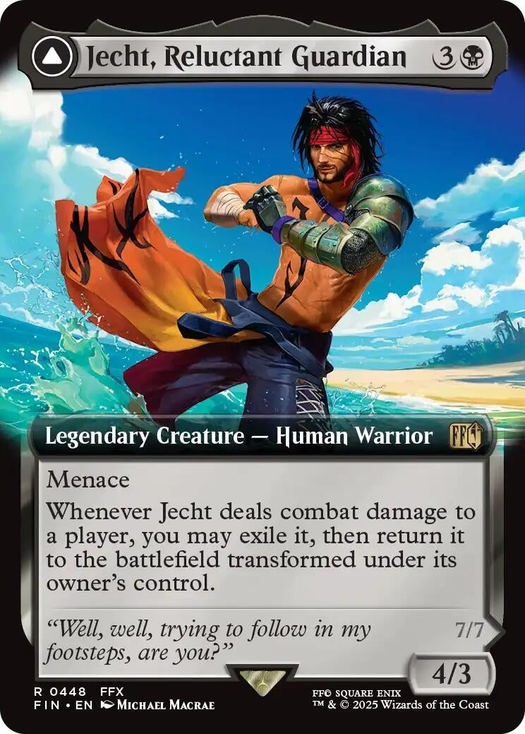 Image for Jecht, Reluctant Guardian (Extended Art) (448) - Magic: The Gathering