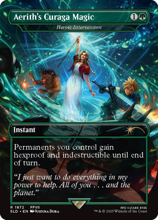 Image for Aerith's Curaga Magic - Heroic Intervention (1872) - Magic: The Gathering