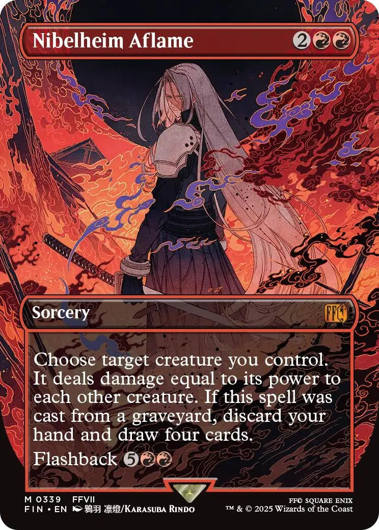 Image for Nibelheim Aflame (Borderless) (339) - Magic: The Gathering
