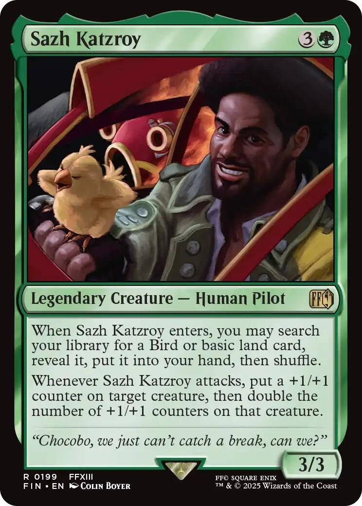 Image for Sazh Katzroy (199) - Magic: The Gathering